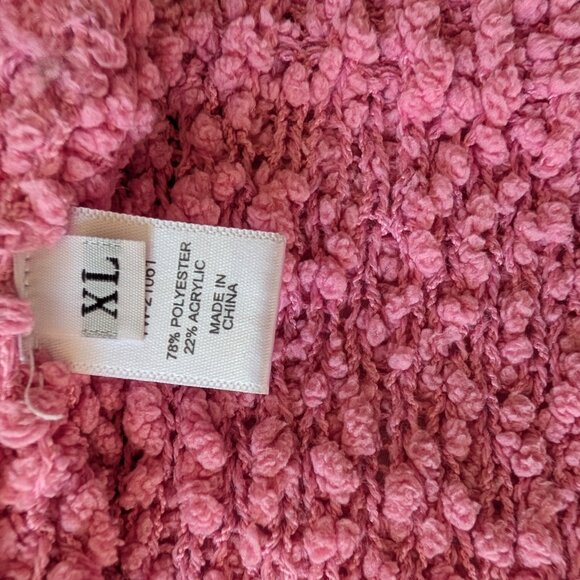 Pink Super Soft Cardigan Size XL - Picture 6 of 8